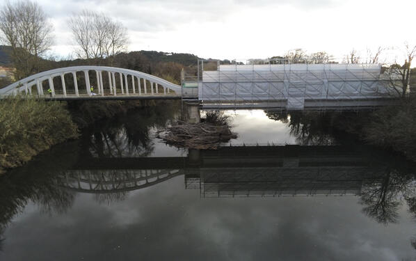 Rénovation du pont de Chusclan